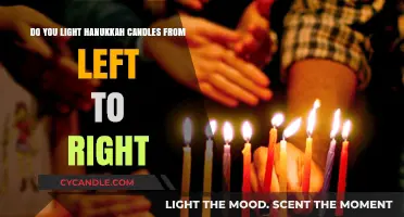 Lighting Hanukkah Candles: Left to Right or Right to Left?