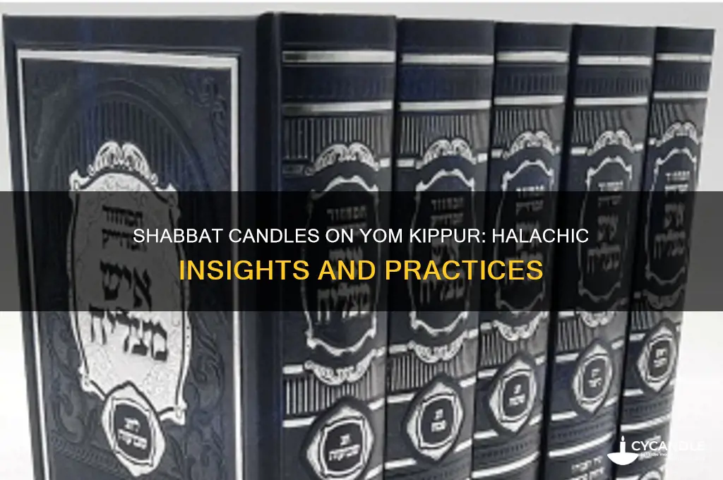 do you light shabbat candles on yom kippur