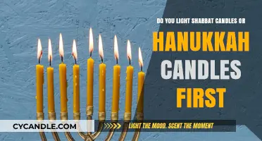 Shabbat vs. Hanukkah: Which Candles to Light First?