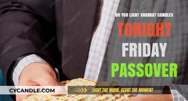 Shabbat Candles on Friday Passover: When and How to Light Tonight
