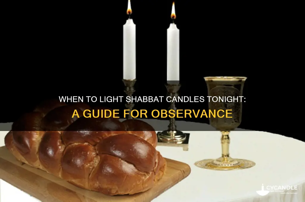 do you light shabbat candles tonight