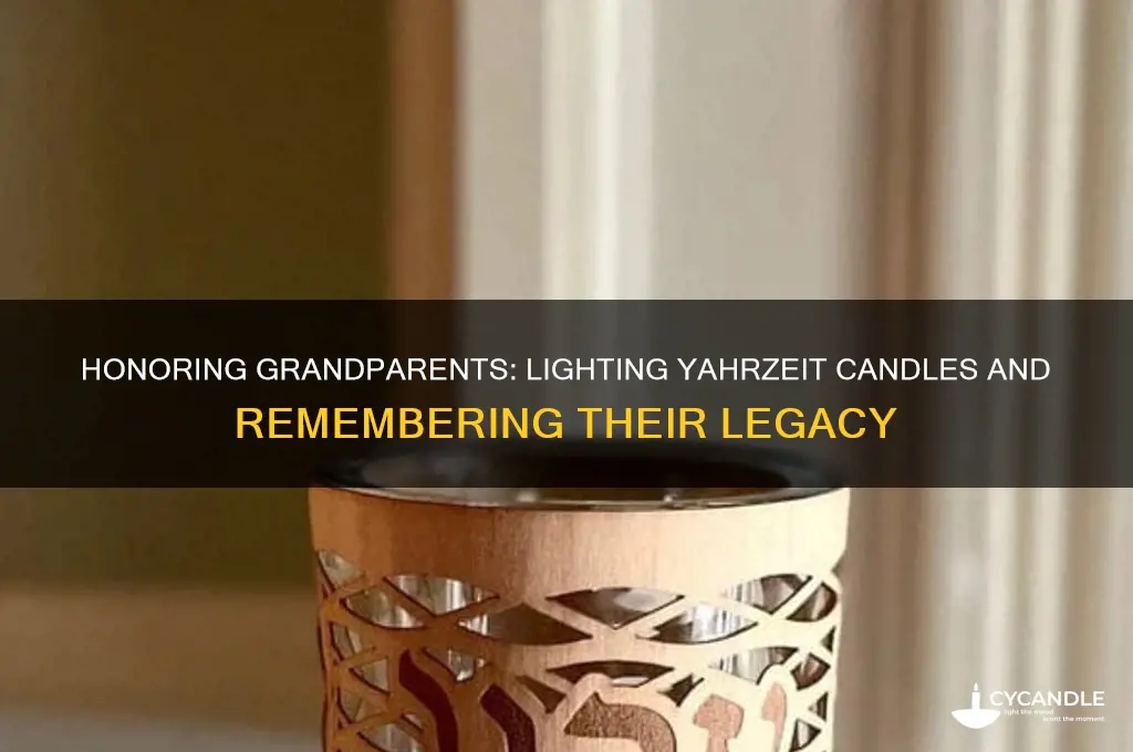 do you light yahrzeit candles for grandparents