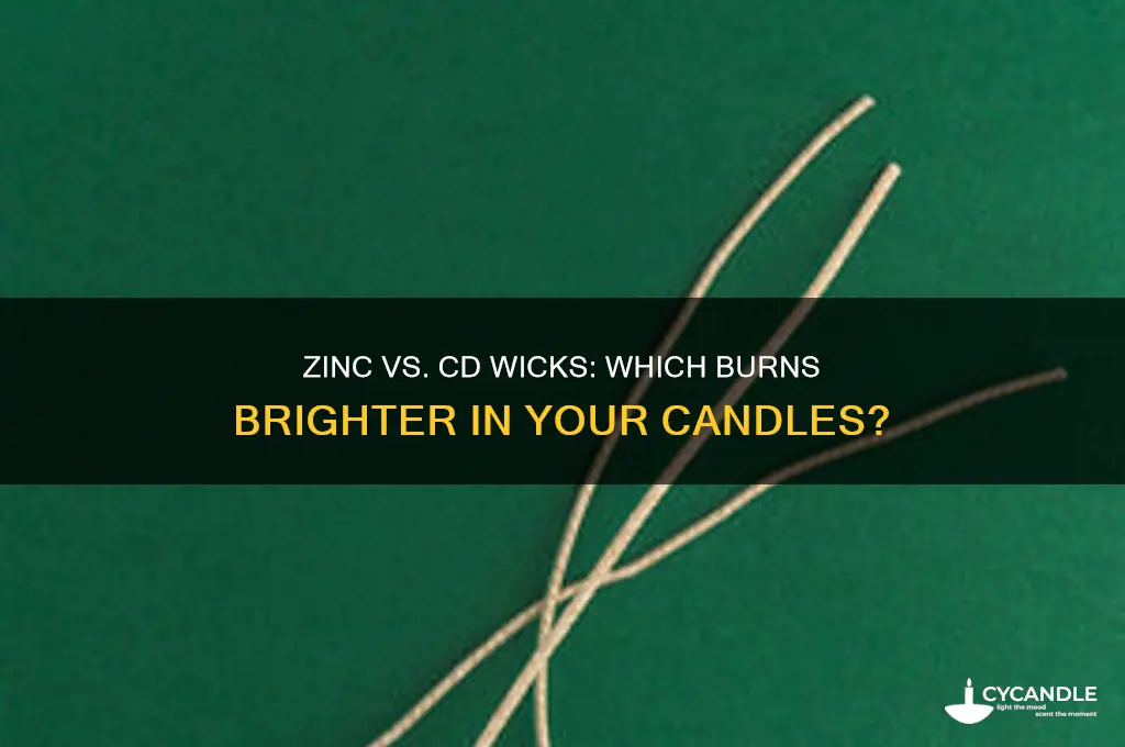 do you like zinc or cd wicks best candles