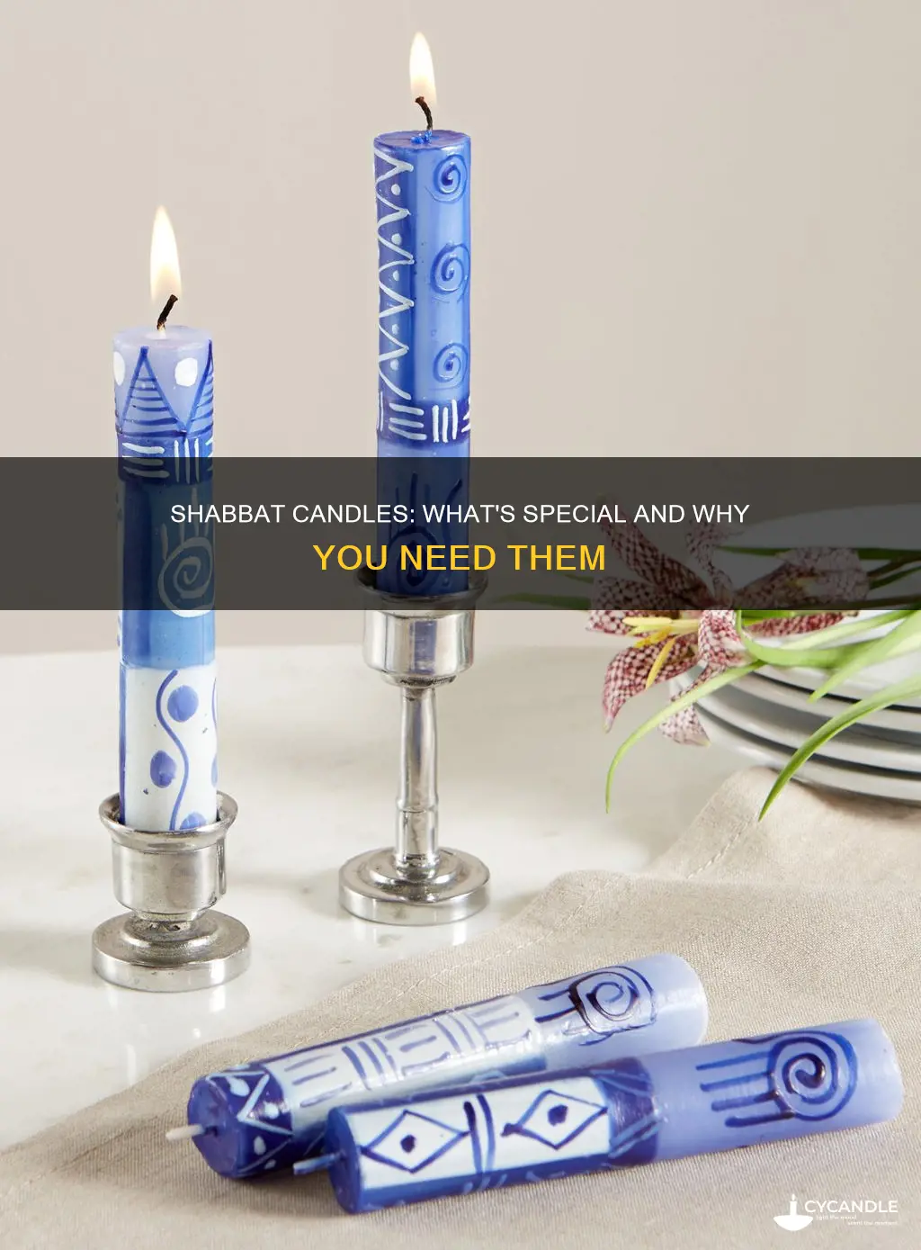 do you need special candles for shabbat
