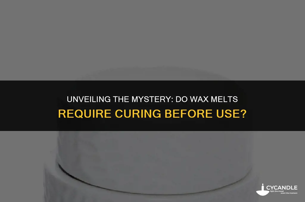 do you need to cure wax melts before use
