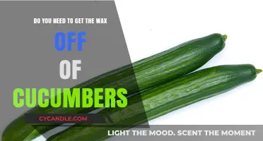 Unwaxing Cucumbers: A Simple Guide to Removing Wax Naturally