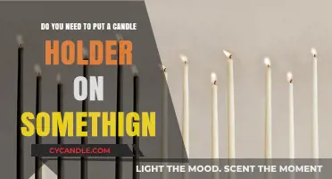 Candle Holder Placement: Do You Need a Base for Safety?
