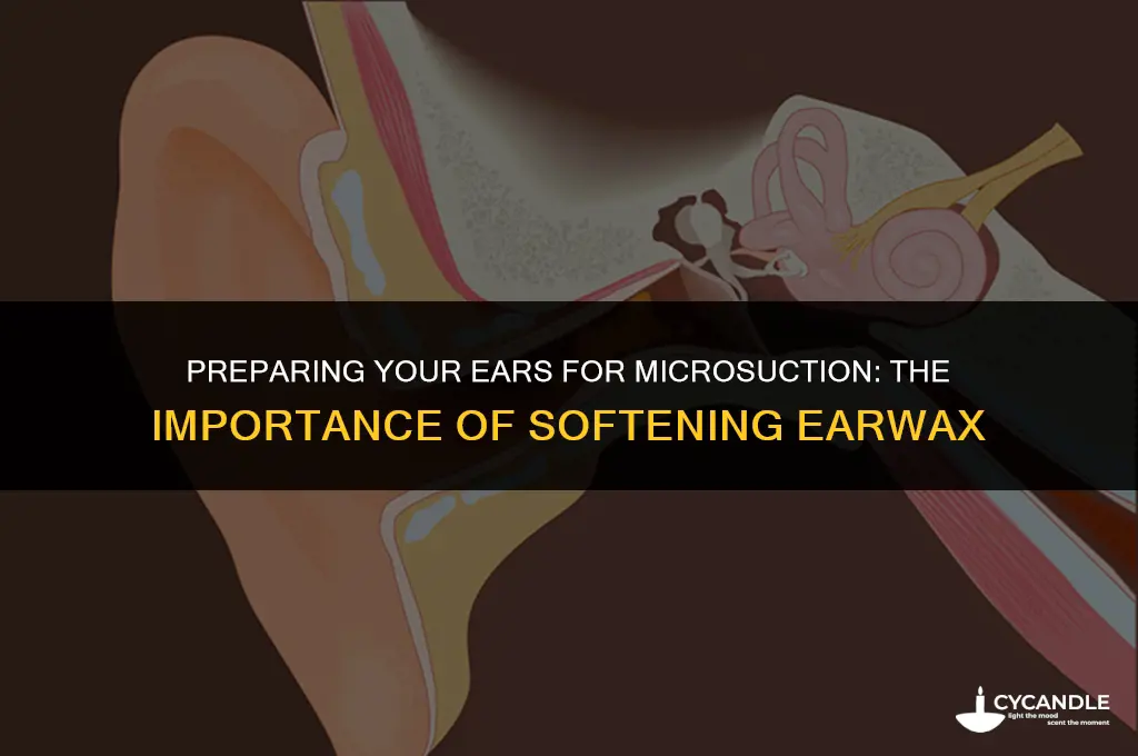 do you need to soften ear wax before microsuction