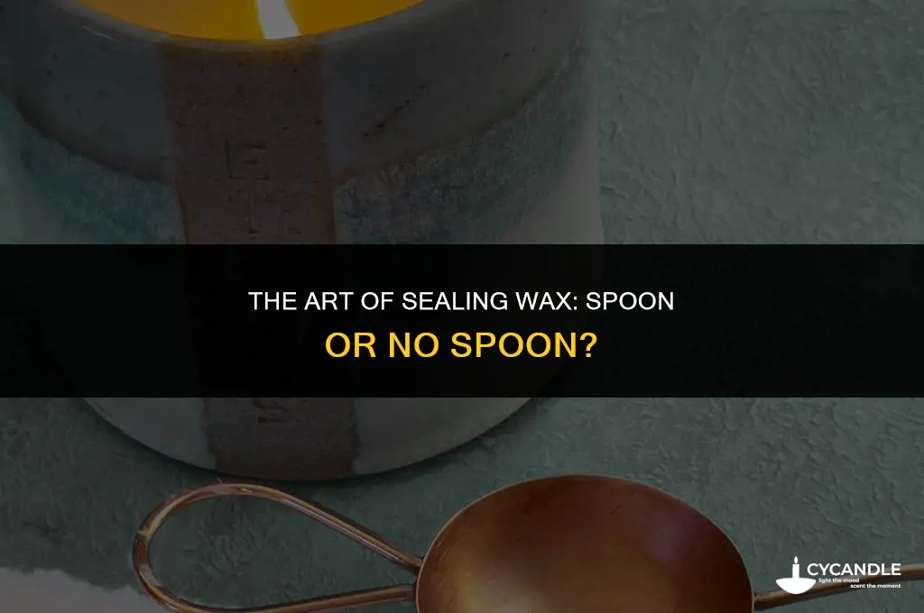 do you need to use a spoon with sealing wax