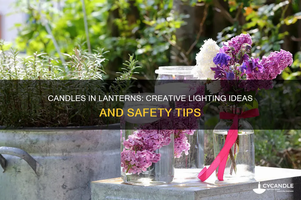 do you put candles in lanterns