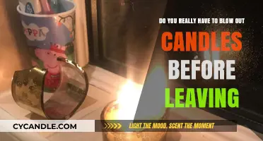 Candle Safety: Blowing Out Before Leaving