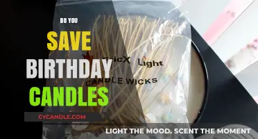 Birthday Candles: To Save or Not To Save?