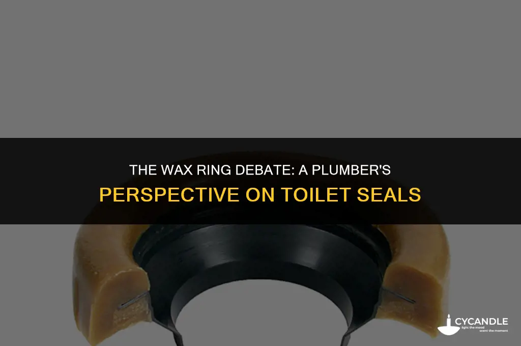 do you still use wax rings on toilets