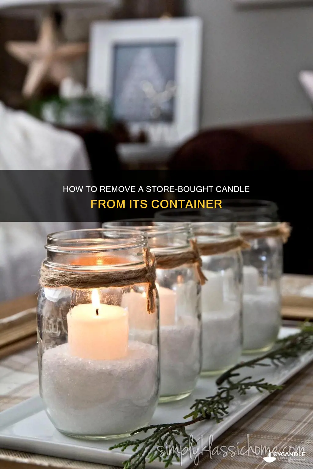 do you take a stoe candle out of the container