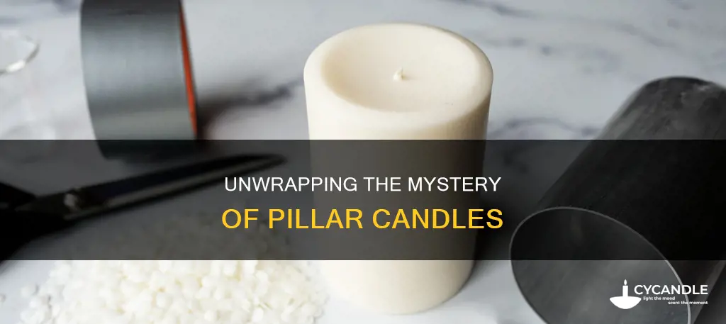 do you take the plastic off pillar candles