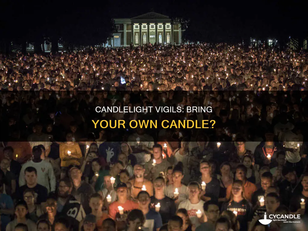 do you take your own candle to a candlelight vigil