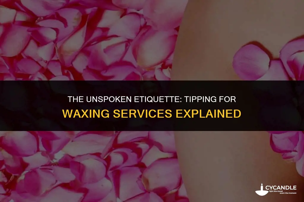 do you tip for waxing