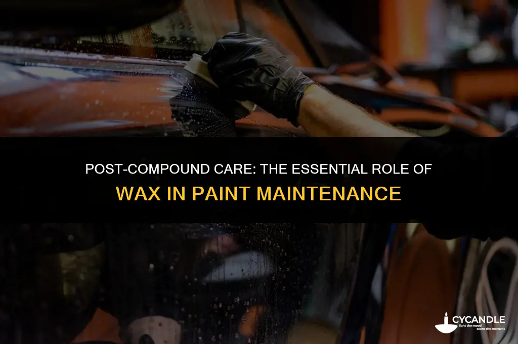 do you use a wax after a compound