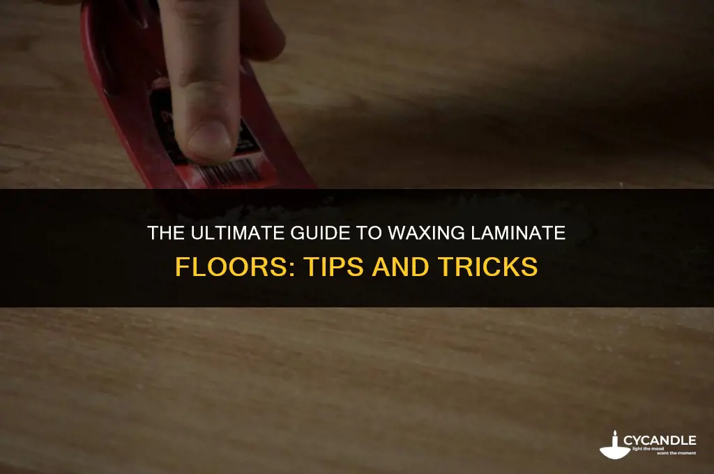 do you wax laminate floors