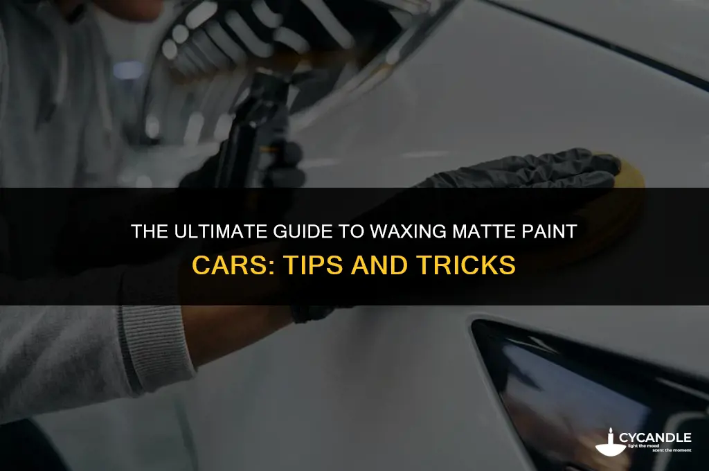 do you wax matte paint car