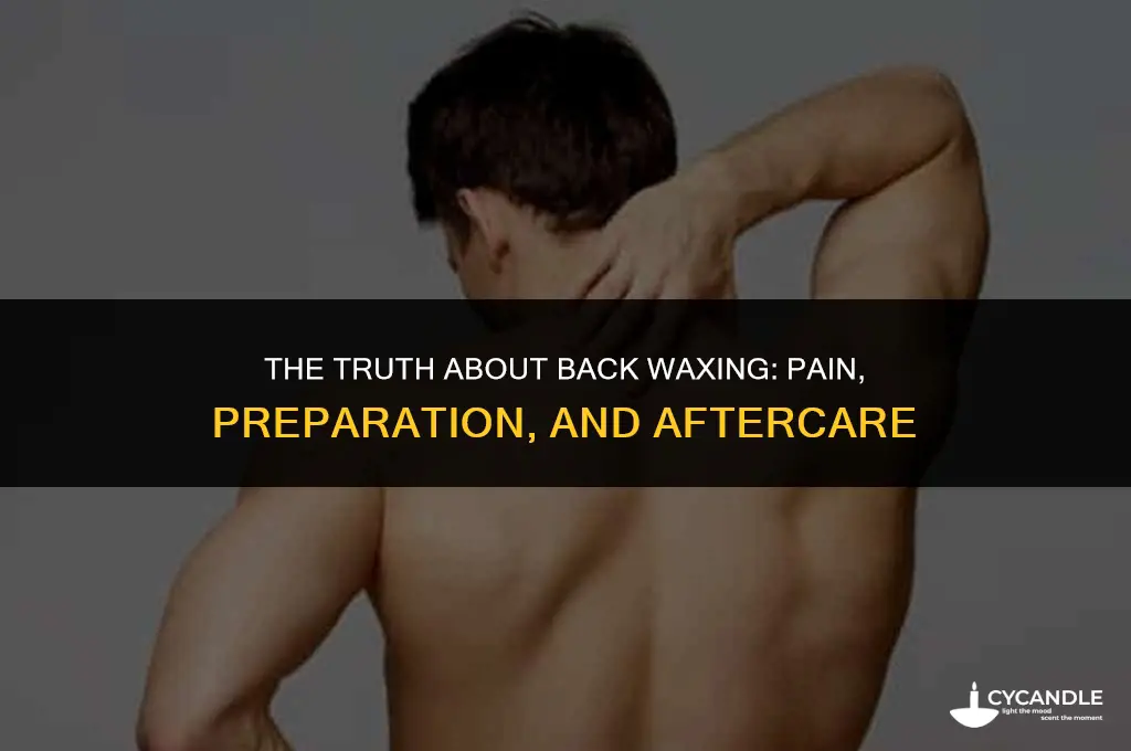 does a back wax hurt