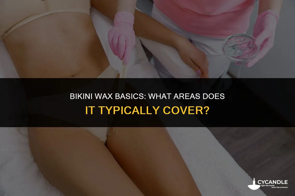does a bikini wax only get the front area