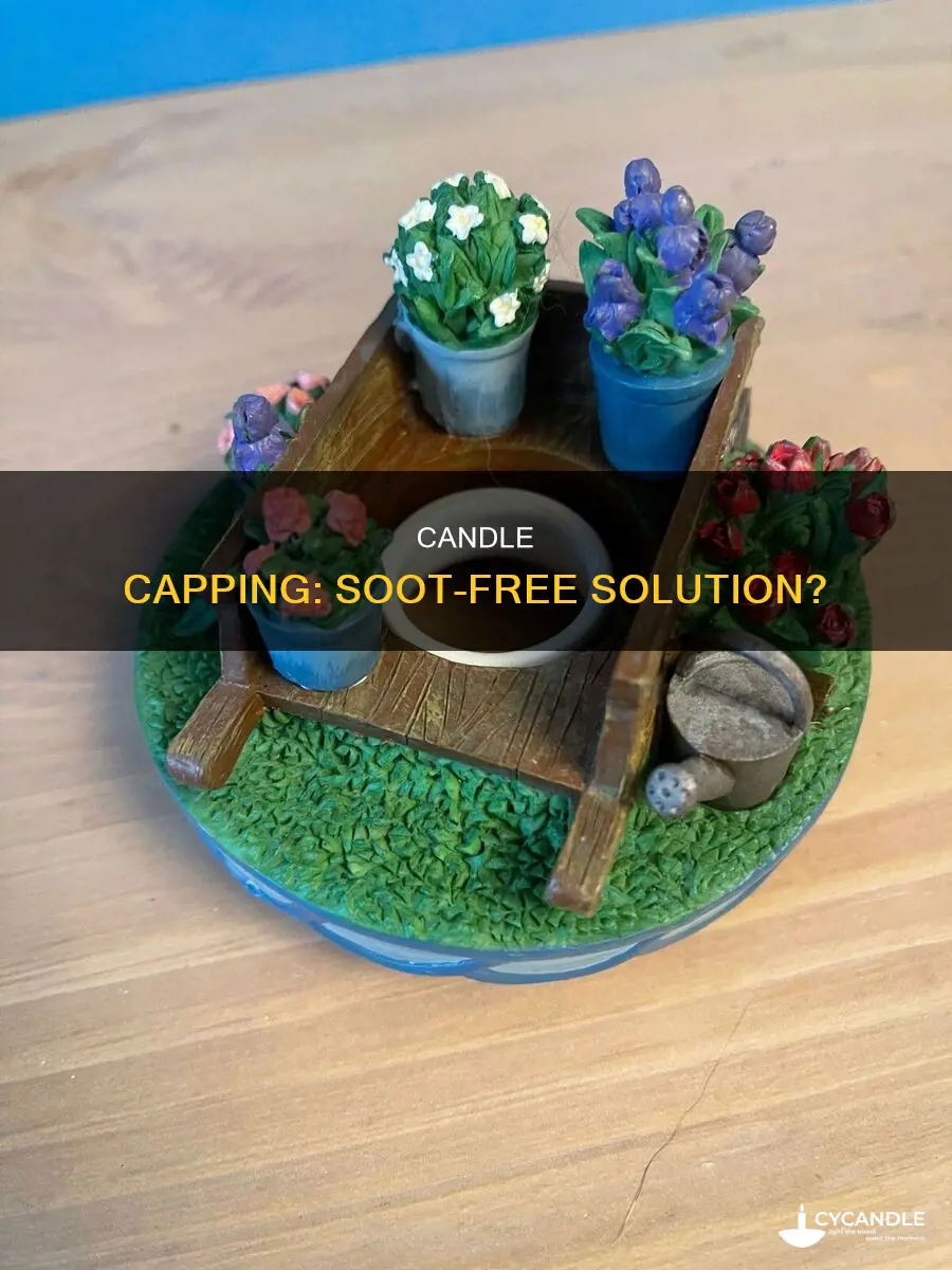 does a candle capper eliminate soot