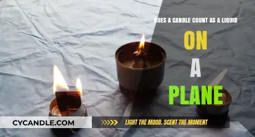 Flying with Candles: Are They Liquids?