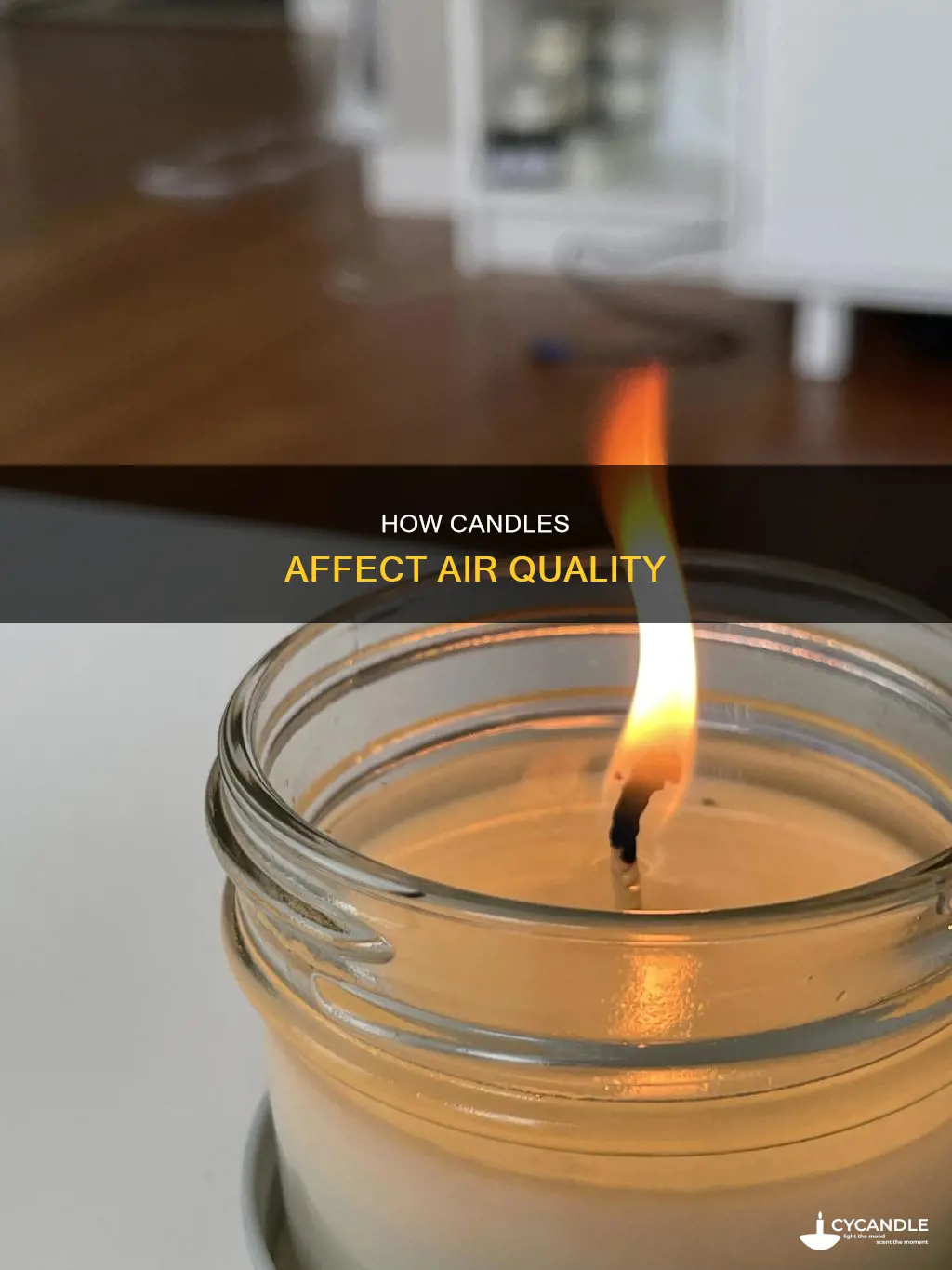does a candle diminish smoke