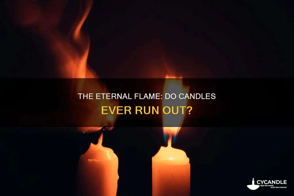 does a candle ever run out