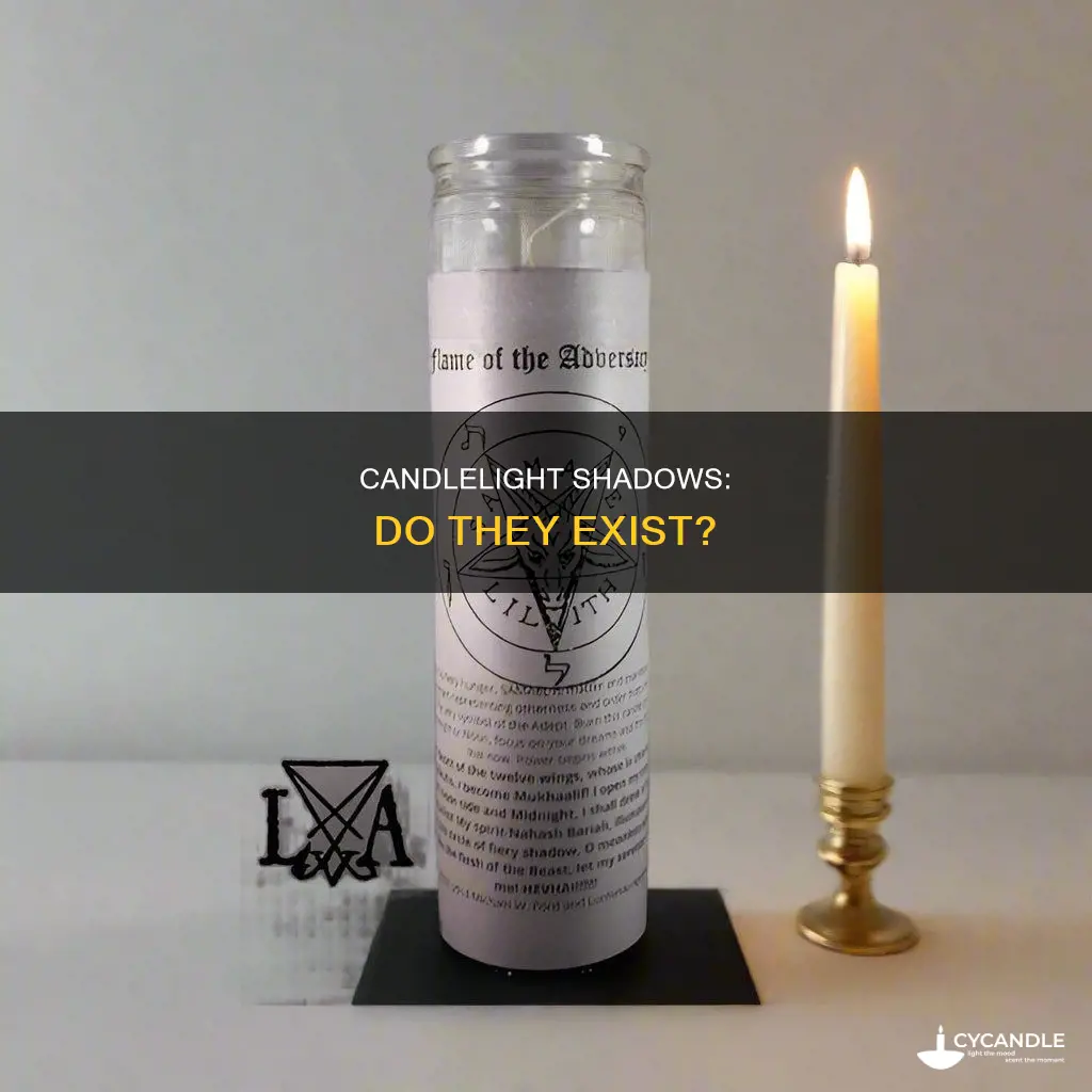 does a candle flame cast a shadow