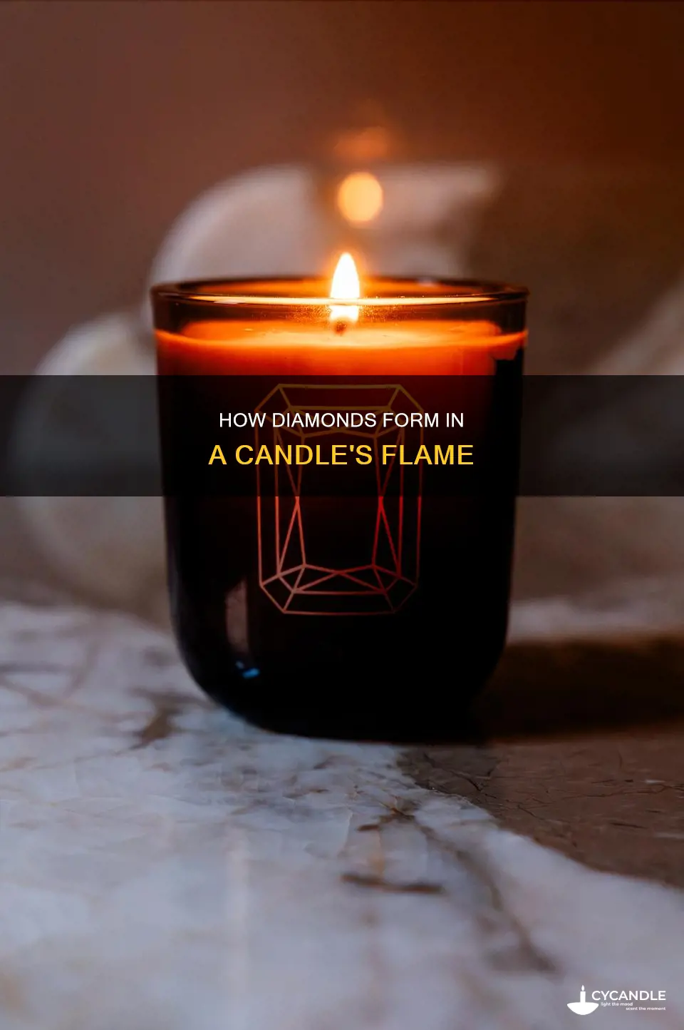 does a candle flame contain diamonds