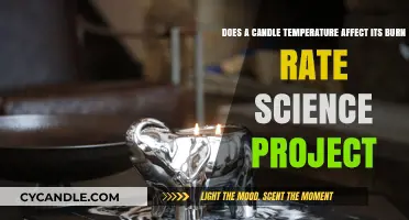 How Candle Temperature Influences Burn Rate: A Science Project Exploration