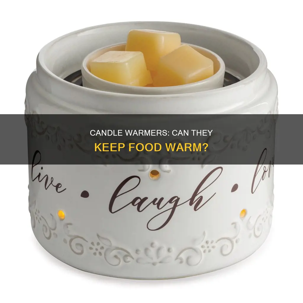 does a candle warm keep food