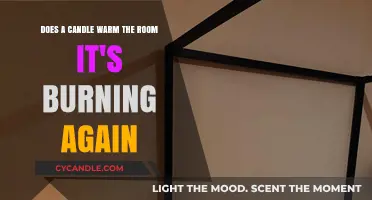 Can a Burning Candle Effectively Warm Your Room? Let's Find Out