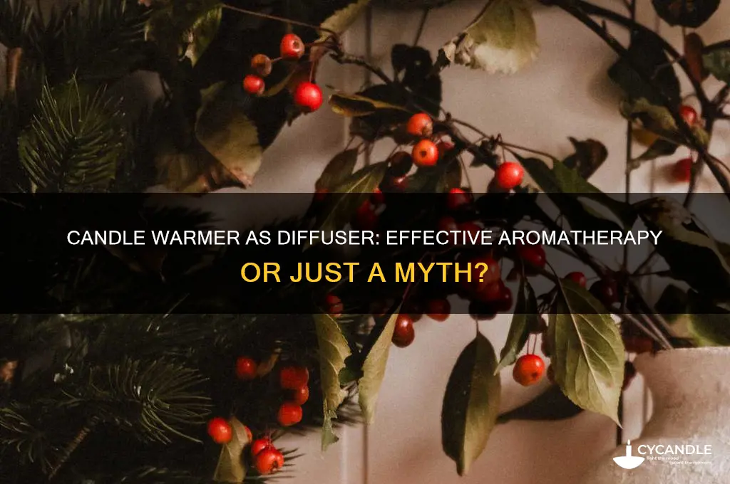 does a candle warmer as a diffuser really work