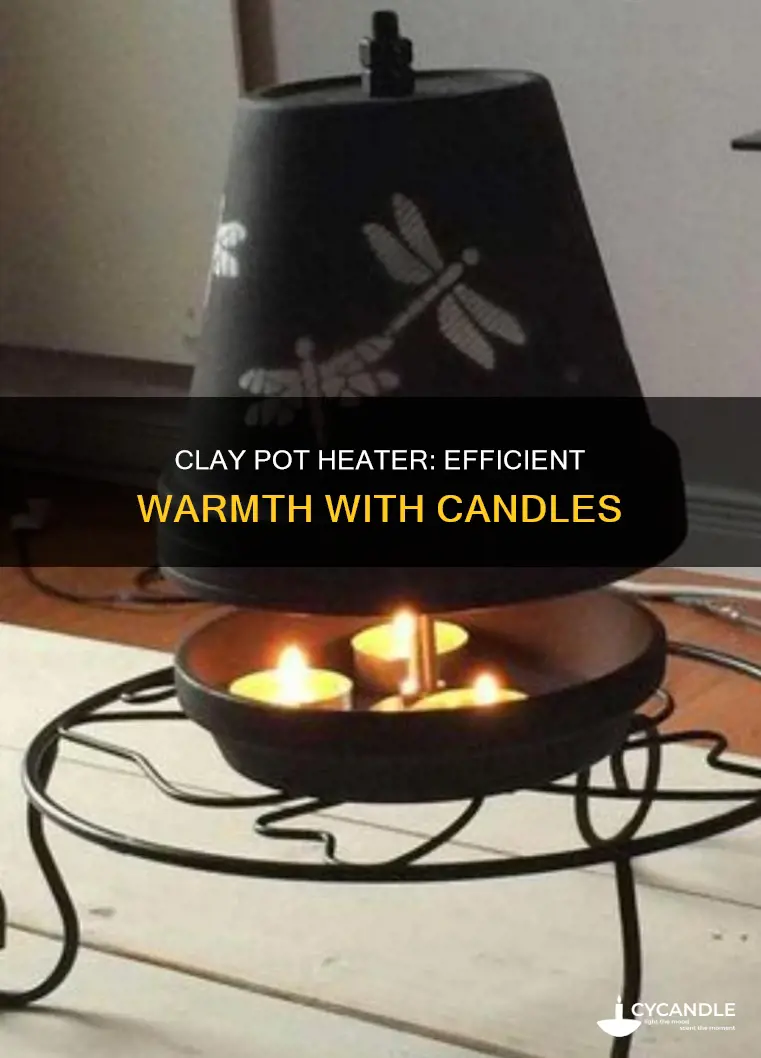 does a clay flower pot and candle heater