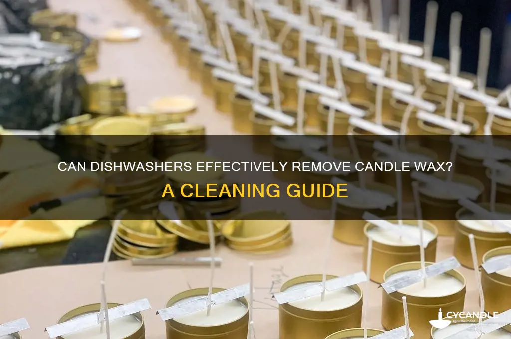 does a dishwasher remove candle wax