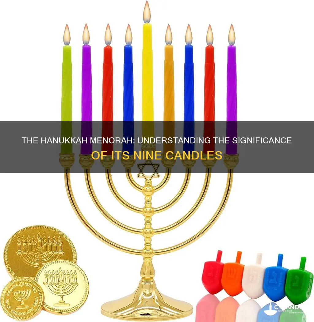 does a menorah for hanukkah have 7 or 9 candles