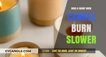 Short Wick Candles: Do They Burn Slower Than Longer Wicks?