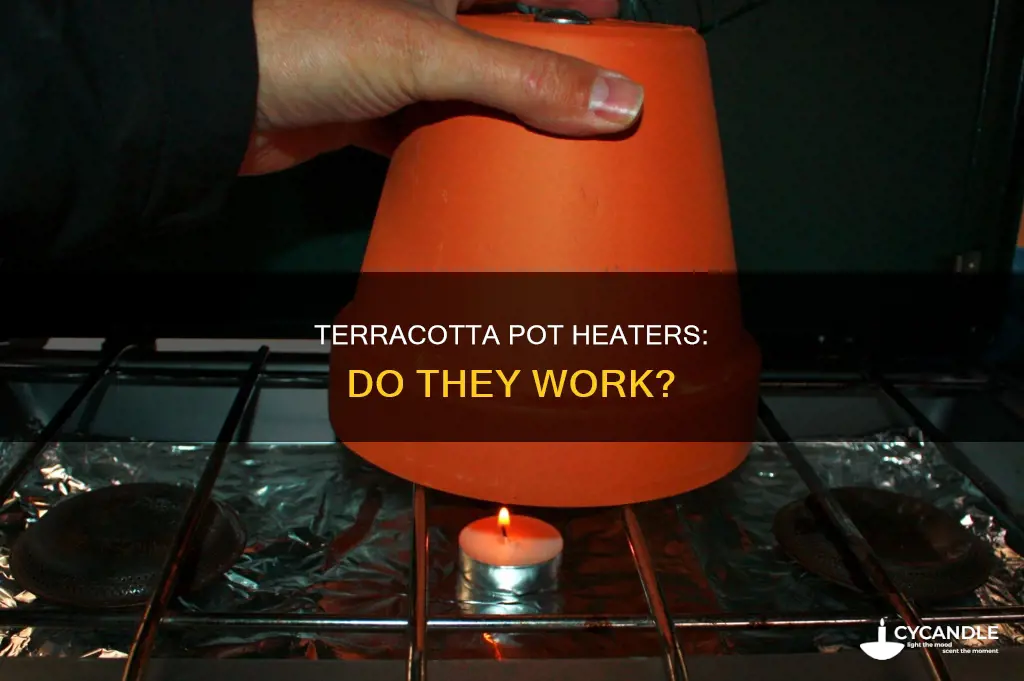 does a terracotta pot and candle heater