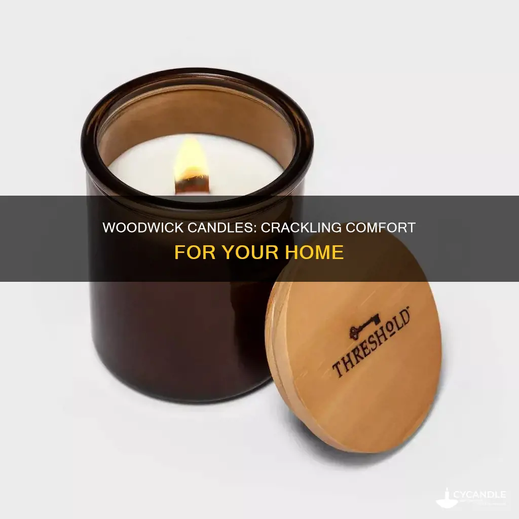 does a woodwick candle crackle