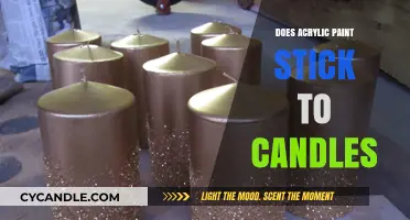 Acrylic Paint on Candles: Does it Stick?