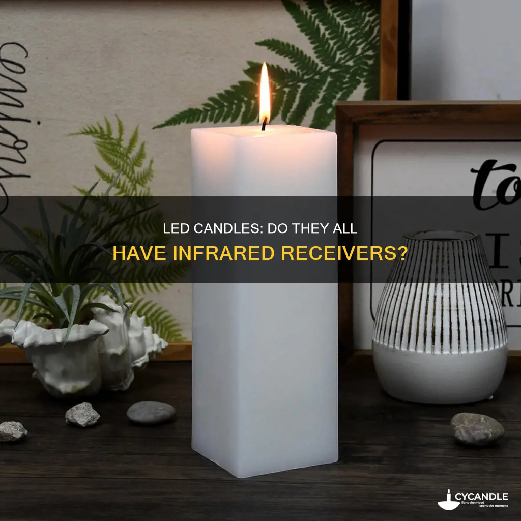 does all led candles have infra red receiver