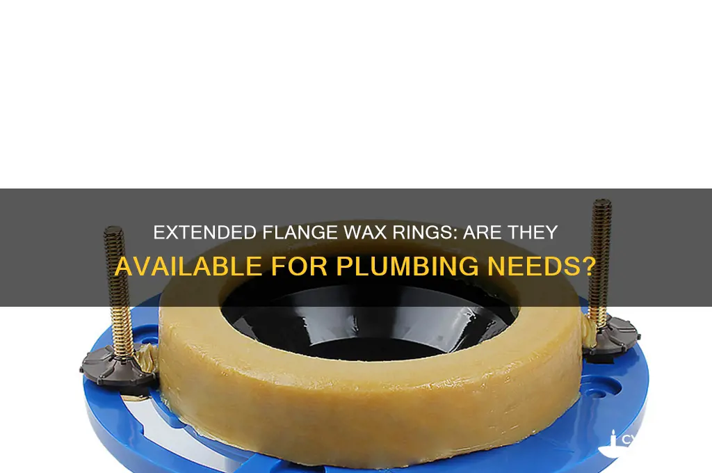 does anyone make a wax ring with extended flange