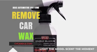 Automotive Goo Gone: Does It Safely Remove Car Wax?