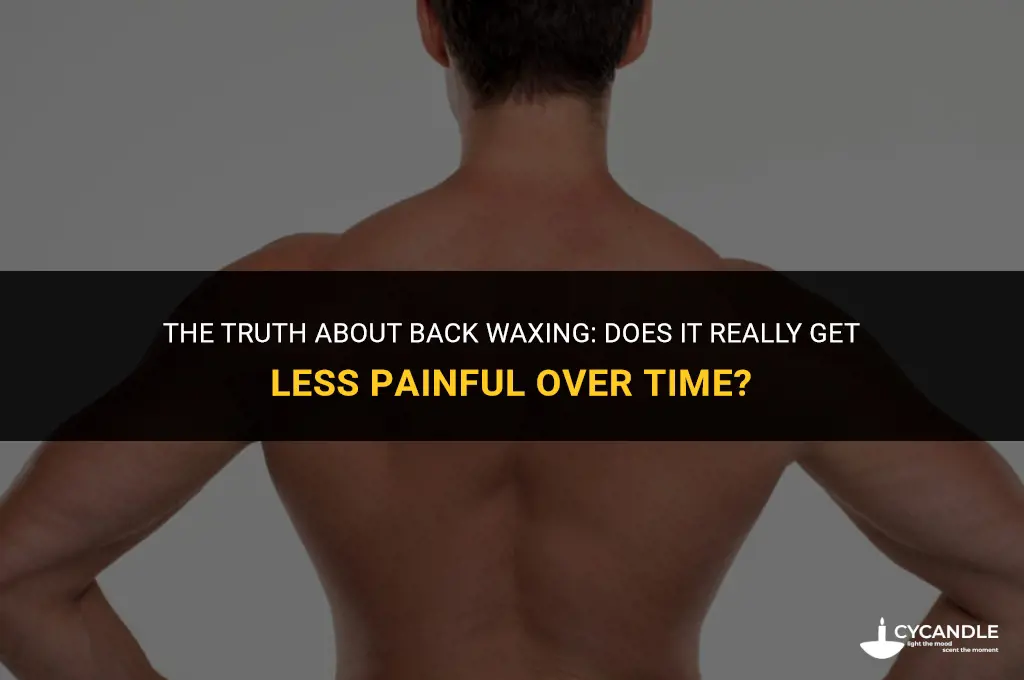 does back waxing get less painful