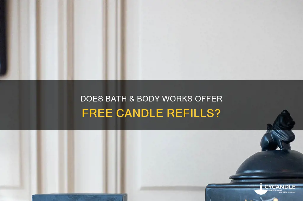 does bath and body works give free candle refills