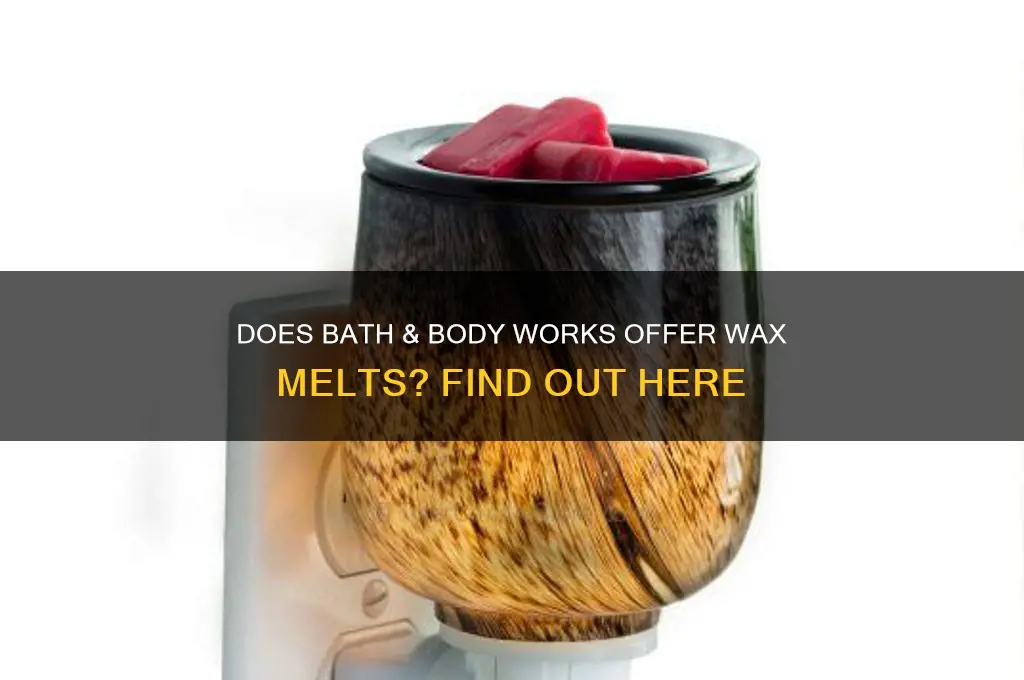 does bath and body works have wax melts