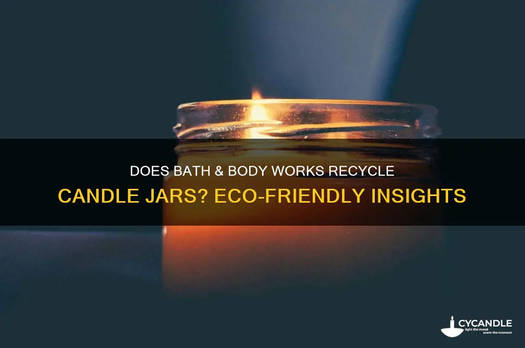 does bath and body works recycle candle jars